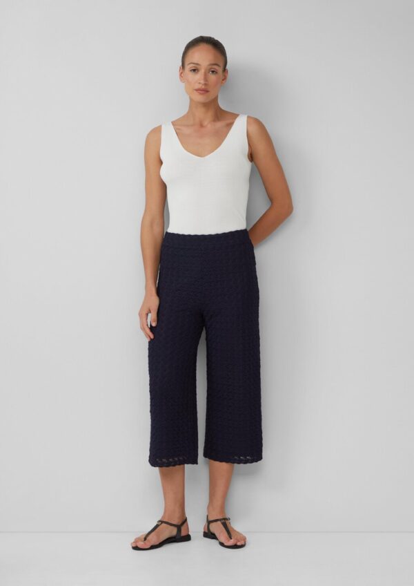 Culotte aus Strickjersey mit Futter und Elastikbund