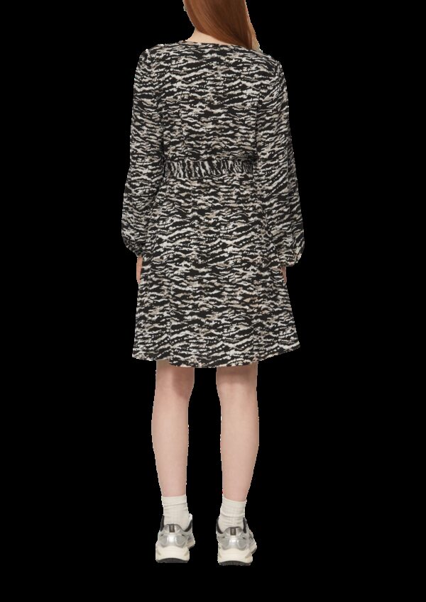 Kleid in Wickeloptik