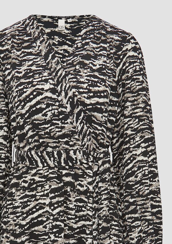 Kleid in Wickeloptik