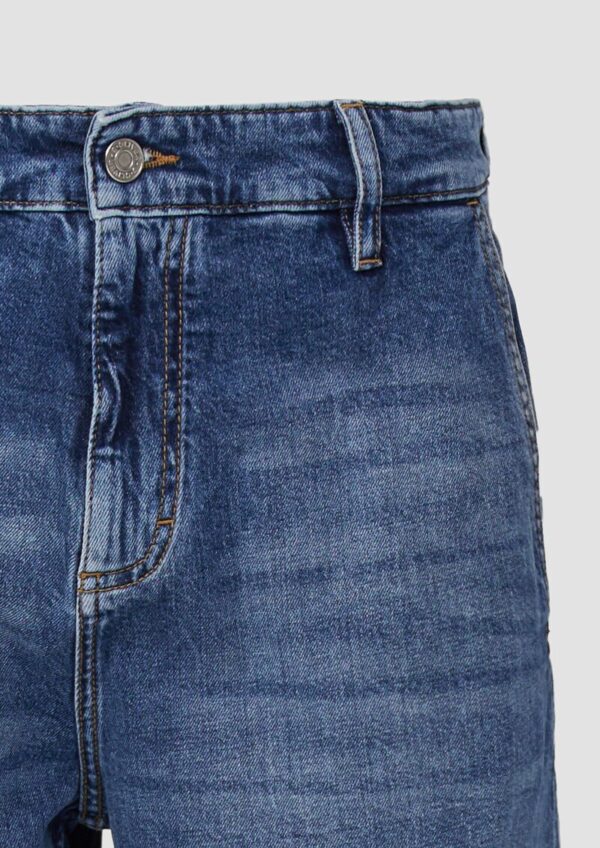 Jeans-Bermuda / Relaxed Fit / Mid Rise / Carpenter Style