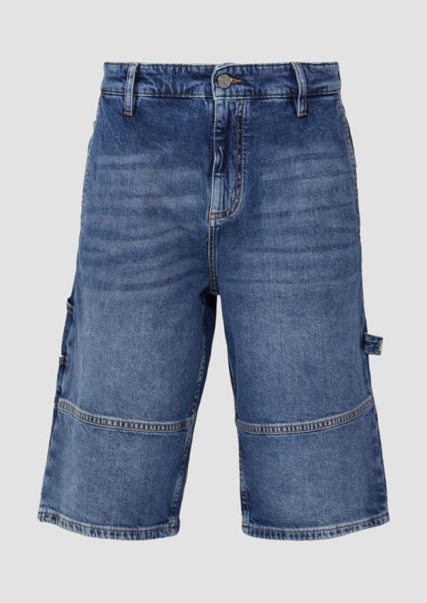 Jeans-Bermuda / Relaxed Fit / Mid Rise / Carpenter Style