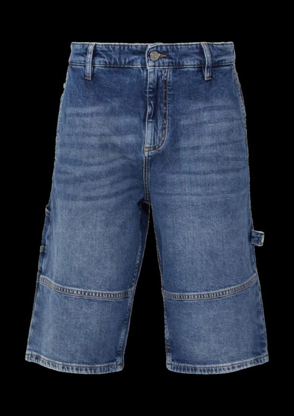 Jeans-Bermuda / Relaxed Fit / Mid Rise / Carpenter Style