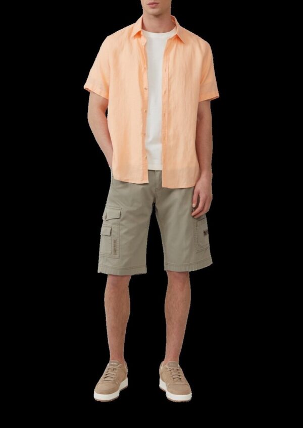 File: Strukturierte Cargo-Bermuda Relaxed Fit