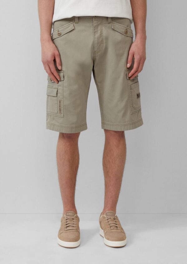 File: Strukturierte Cargo-Bermuda Relaxed Fit