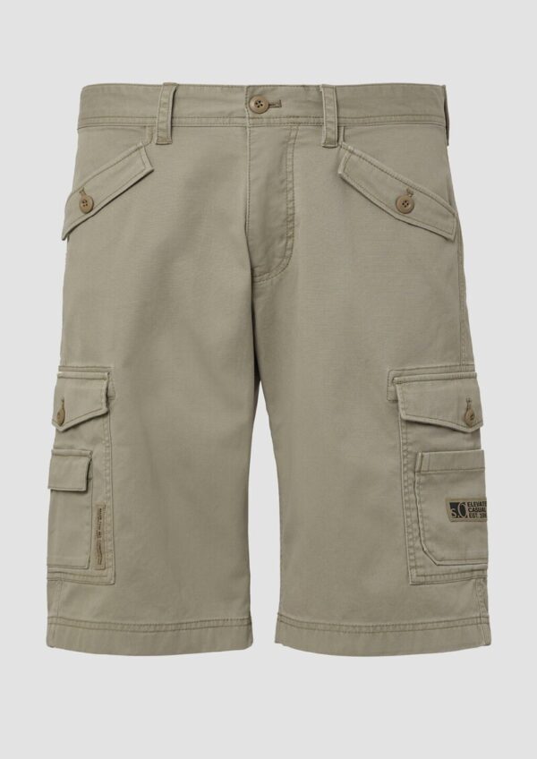 File: Strukturierte Cargo-Bermuda Relaxed Fit