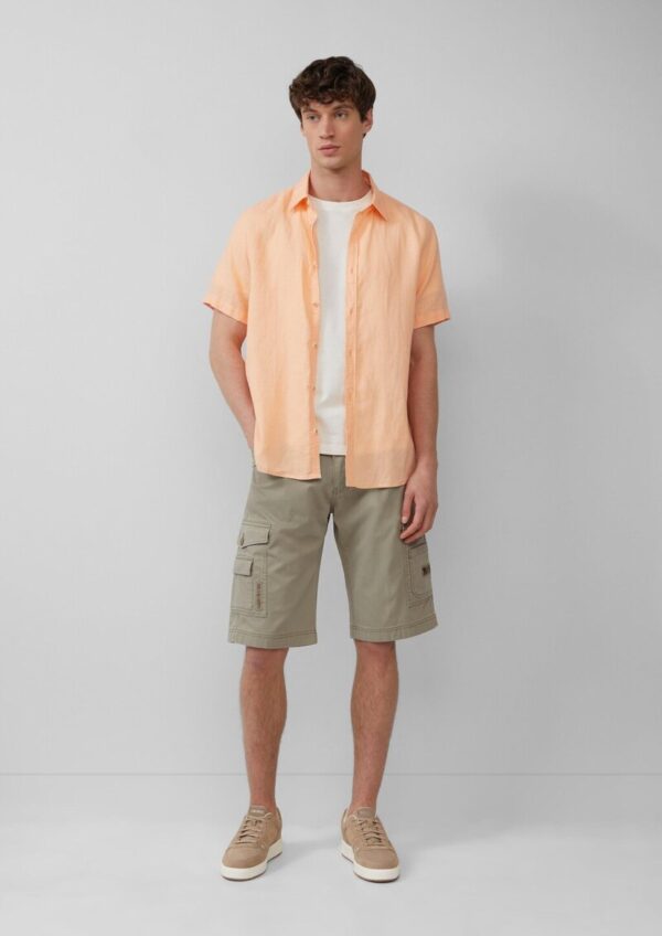 File: Strukturierte Cargo-Bermuda Relaxed Fit