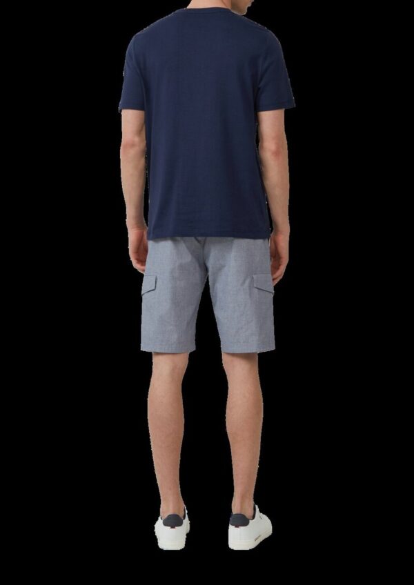 Cargo-Bermuda mit Straight Leg und Label-Details