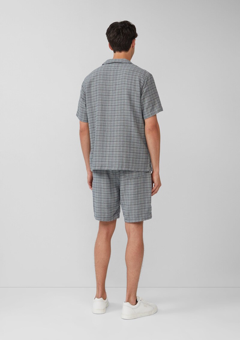 Detroit: Strukturierte Baumwoll-Shorts im Relaxed Fit