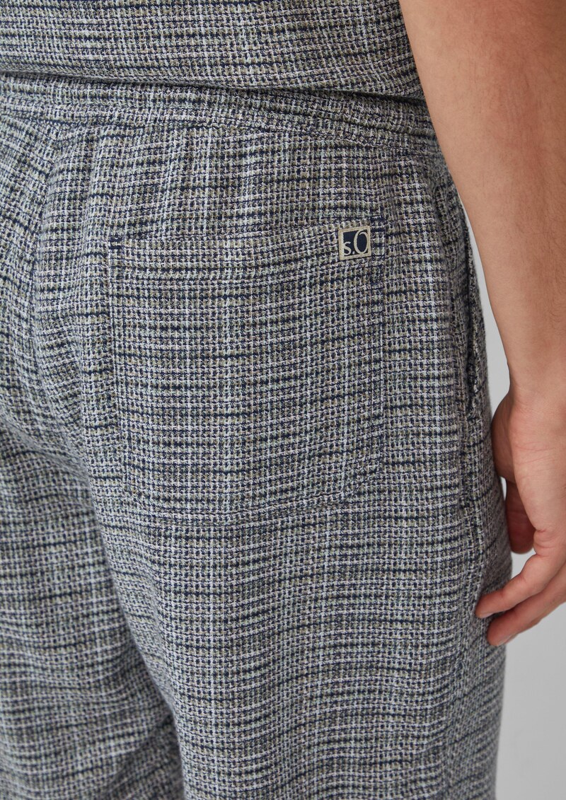 Detroit: Strukturierte Baumwoll-Shorts im Relaxed Fit