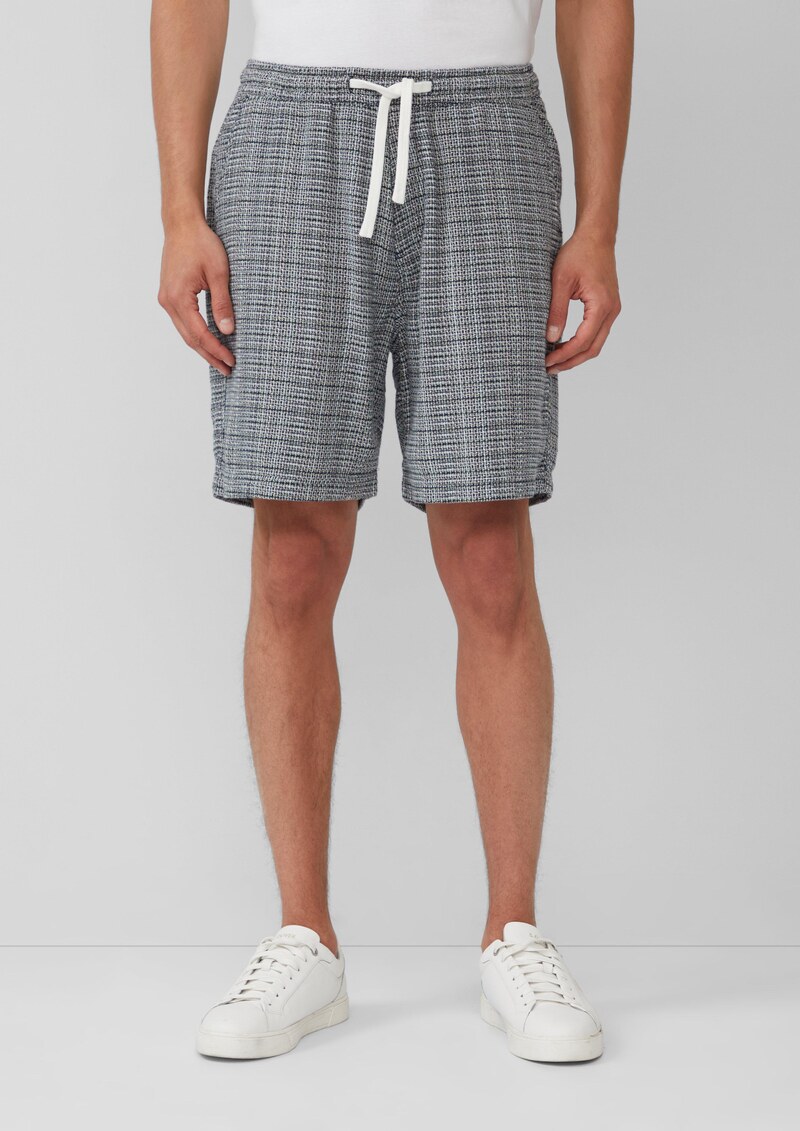 Detroit: Strukturierte Baumwoll-Shorts im Relaxed Fit