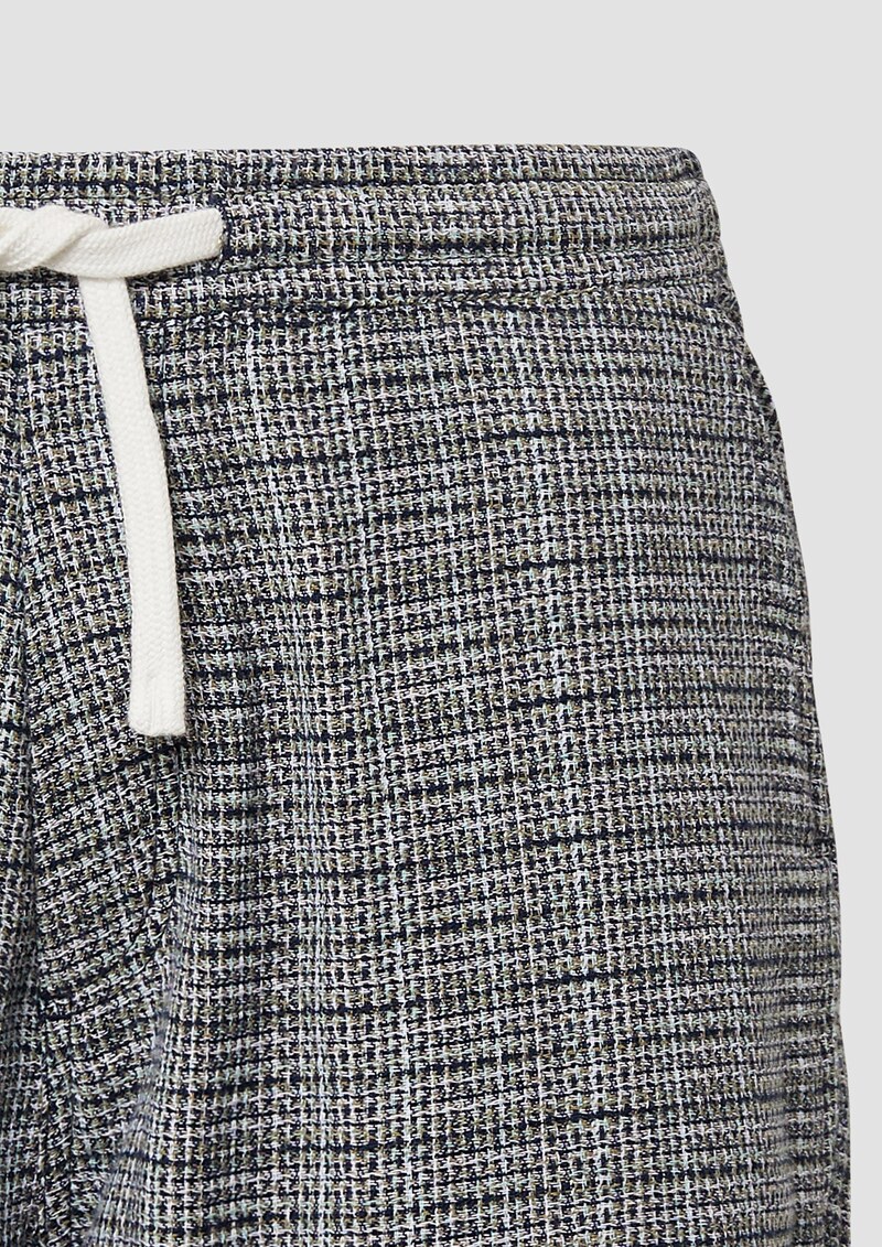 Detroit: Strukturierte Baumwoll-Shorts im Relaxed Fit