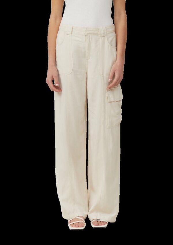 Cargo-Hose aus Leinenmix | QS x Sarah & Tini