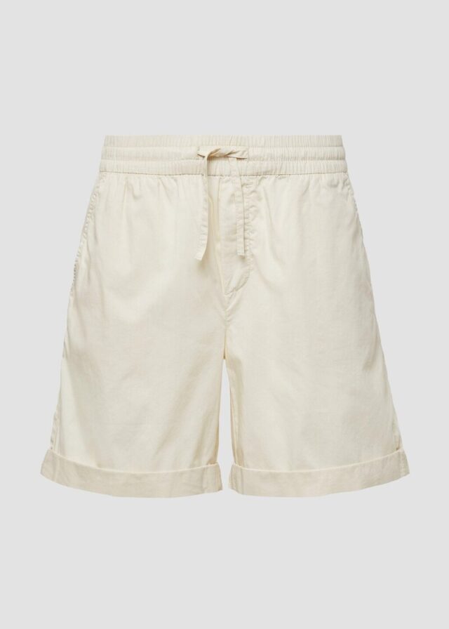 Leichte Shorts aus Baumwollmix im Relaxed Fit