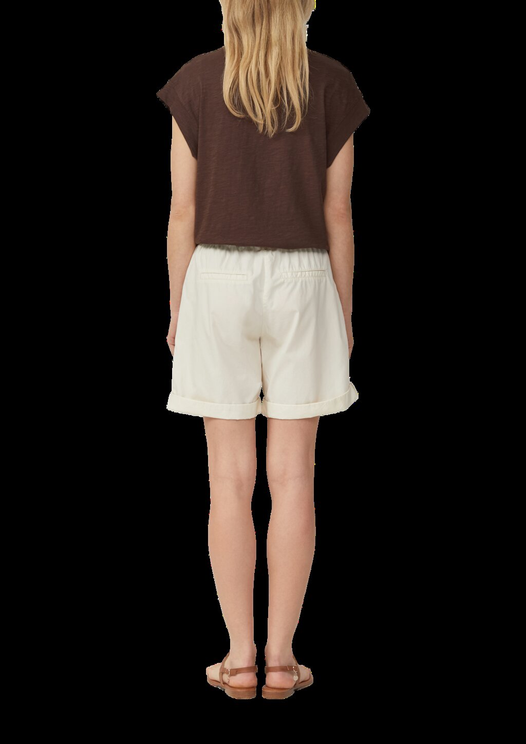 Leichte Shorts aus Baumwollmix im Relaxed Fit