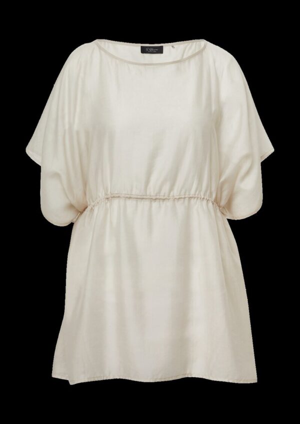 Semitransparenter Kaftan im Relaxed Fit mit Tunnelzug