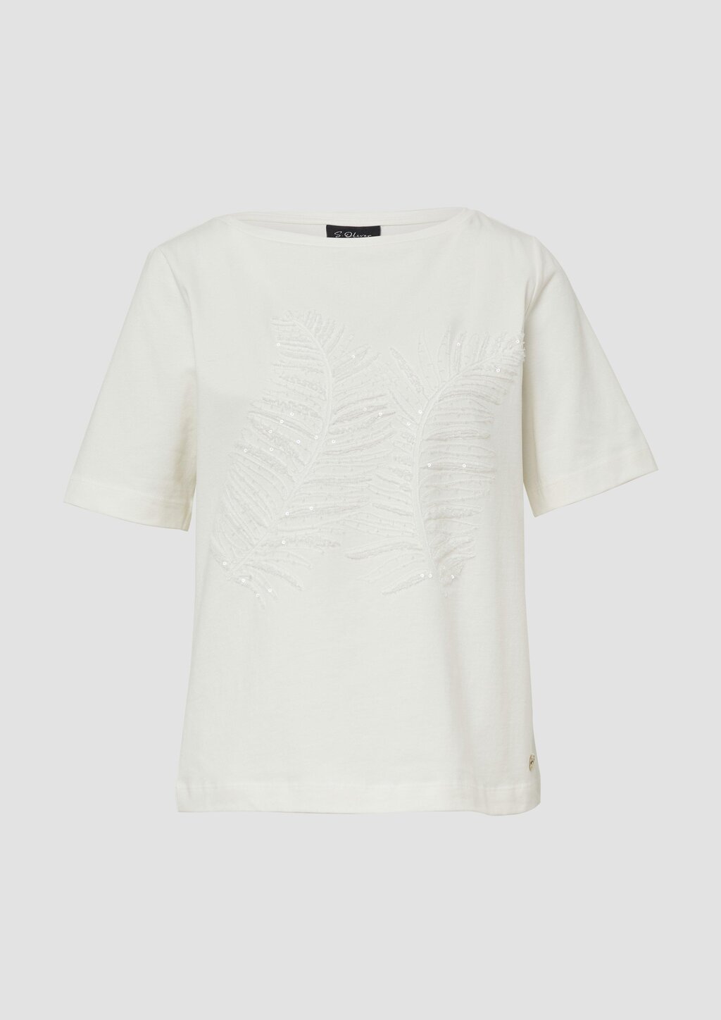 T-Shirt im Relaxed Fit mit Pailletten