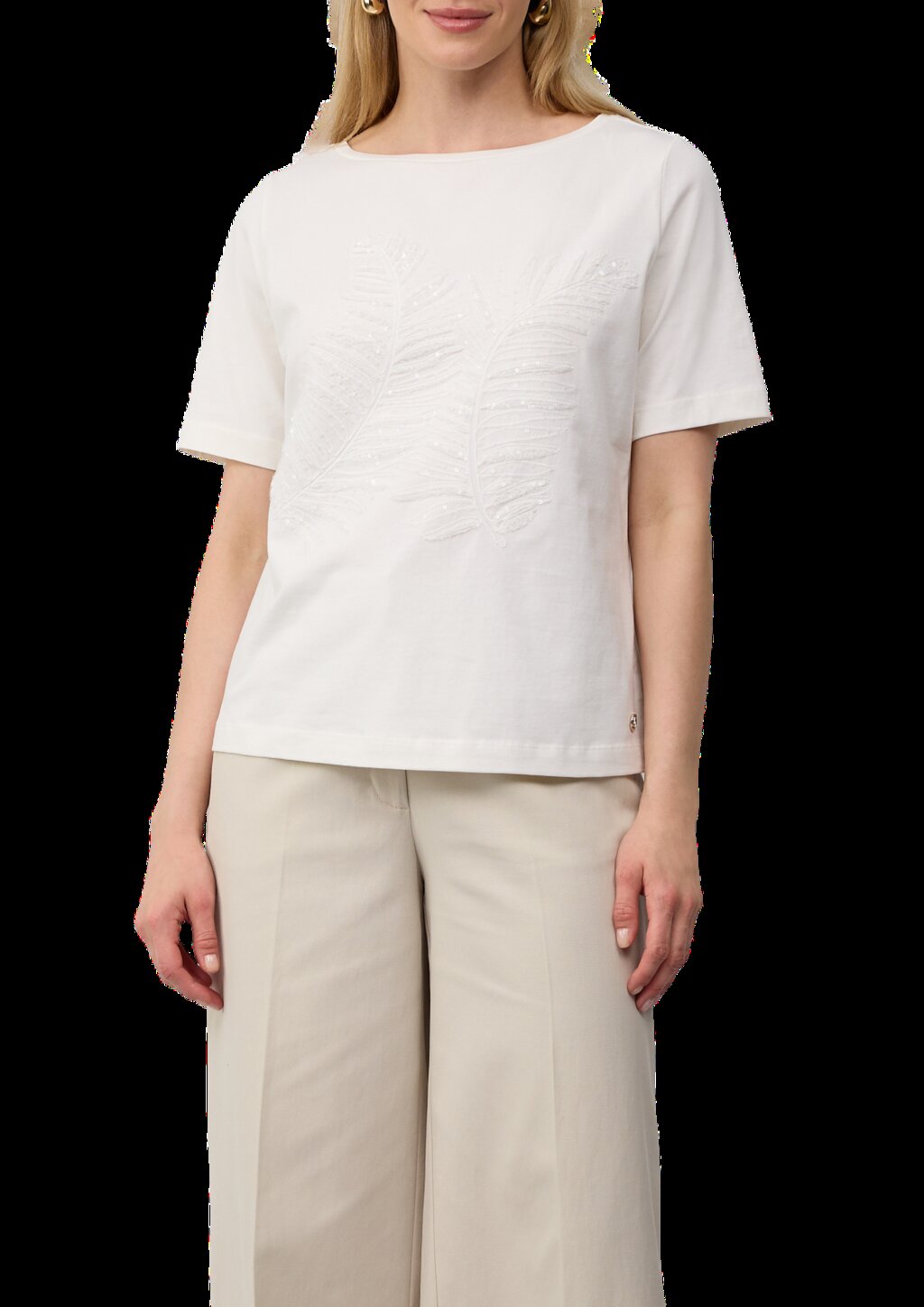 T-Shirt im Relaxed Fit mit Pailletten