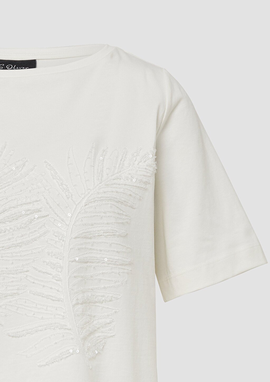 T-Shirt im Relaxed Fit mit Pailletten