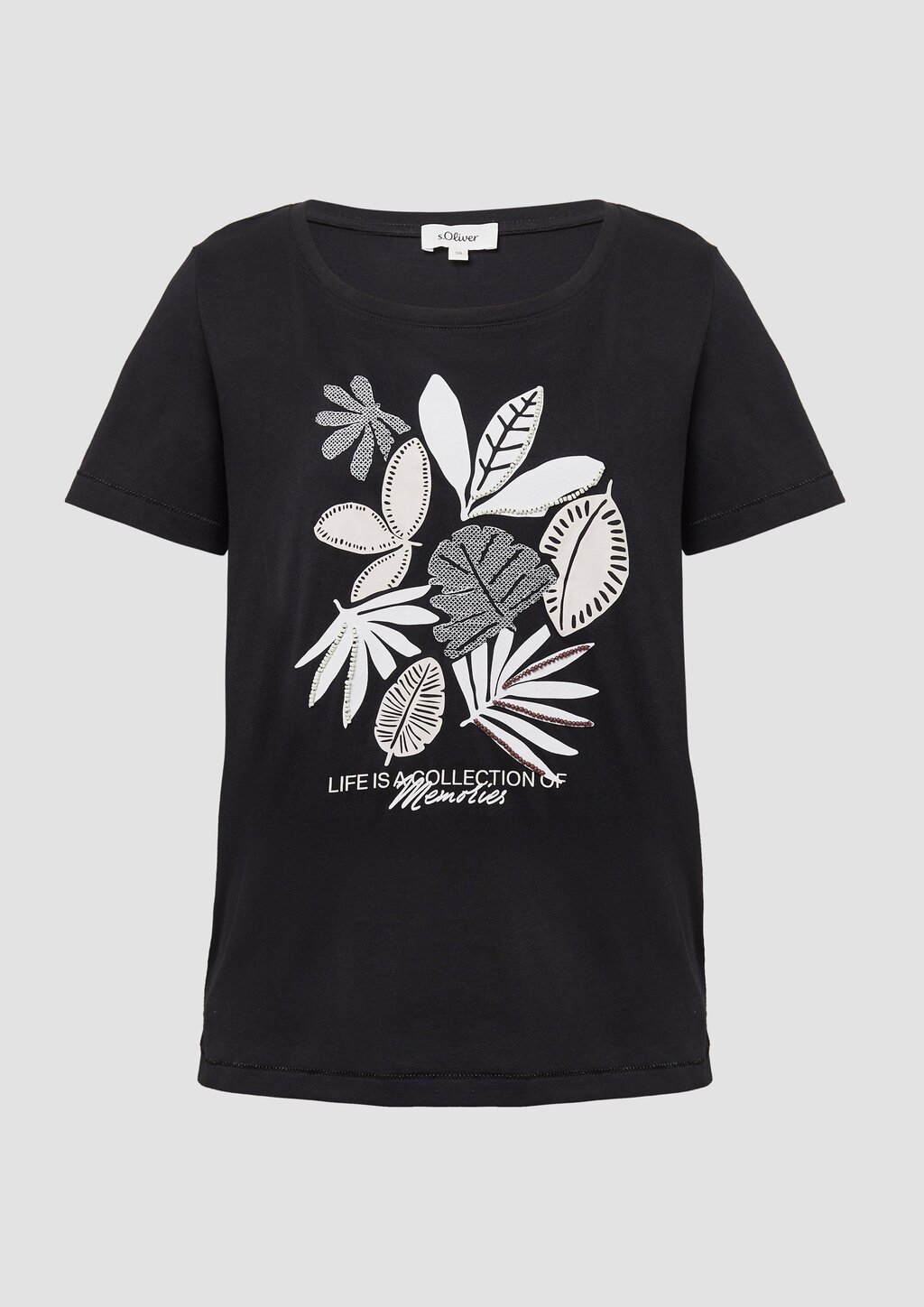 Jersey-T-Shirt mit Artwork