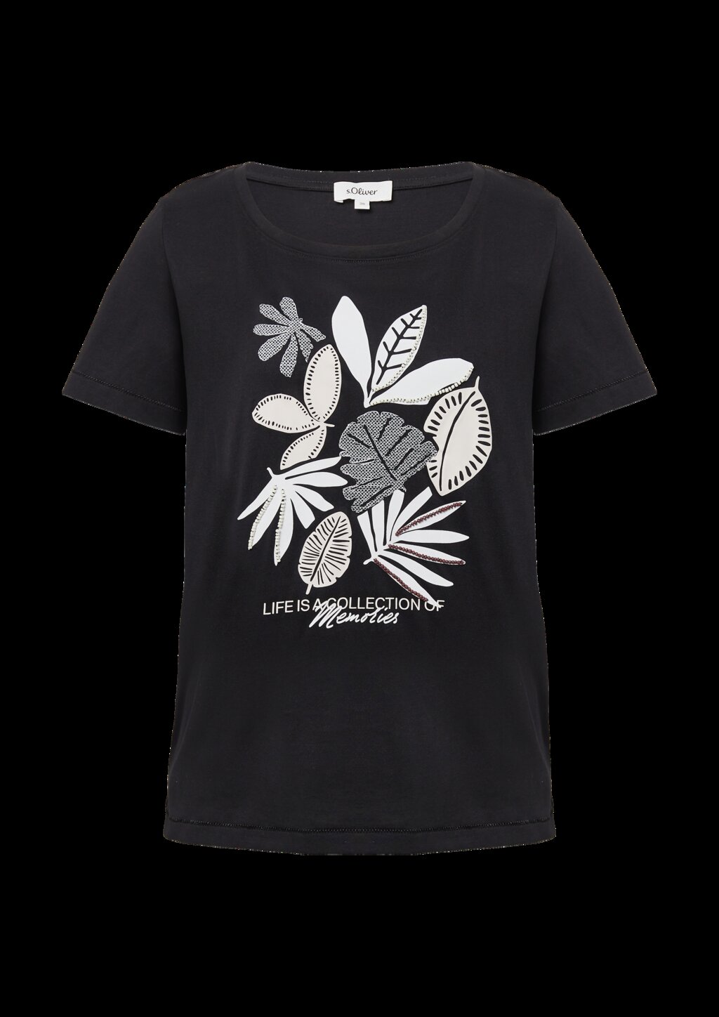 Jersey-T-Shirt mit Artwork