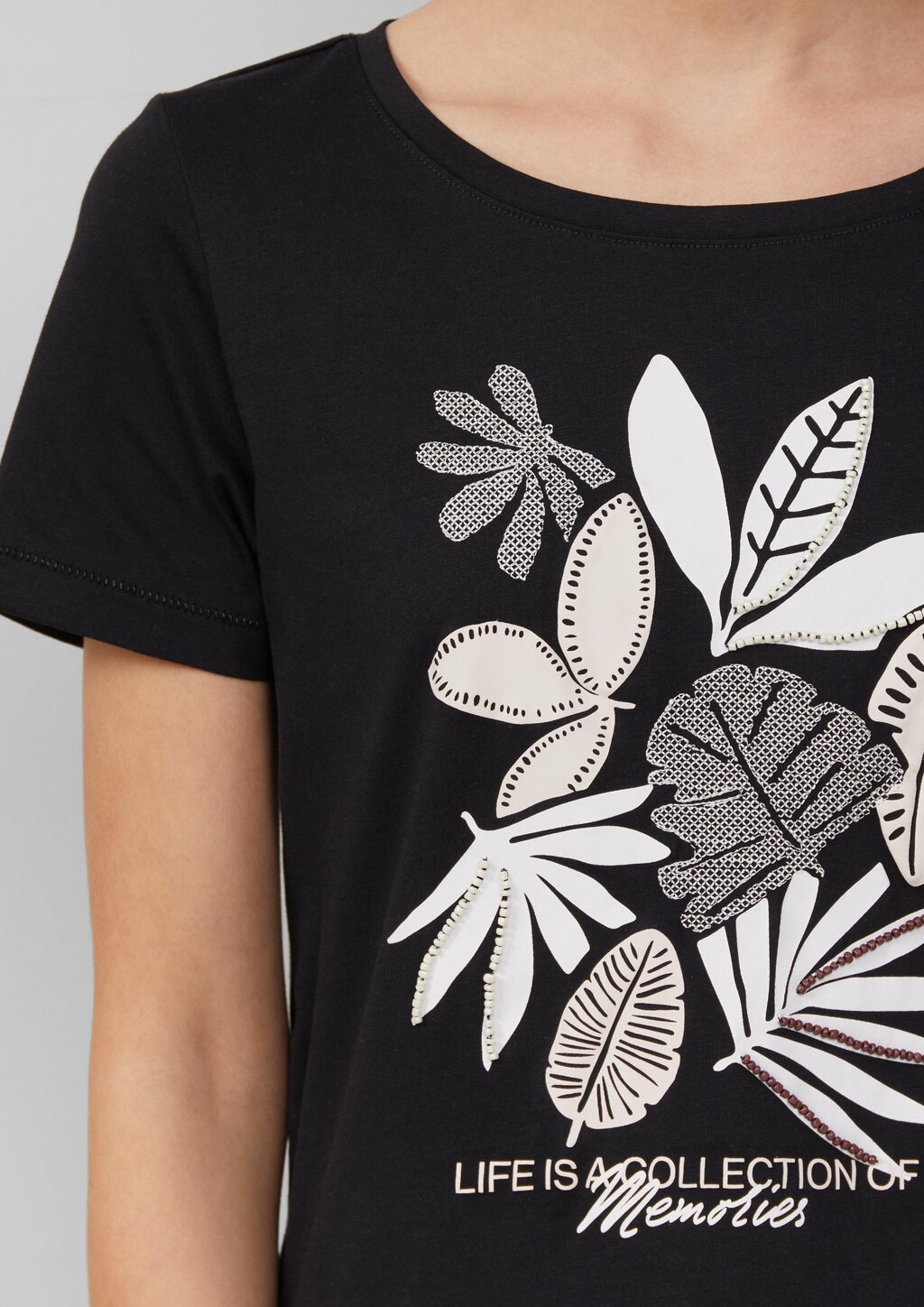 Jersey-T-Shirt mit Artwork