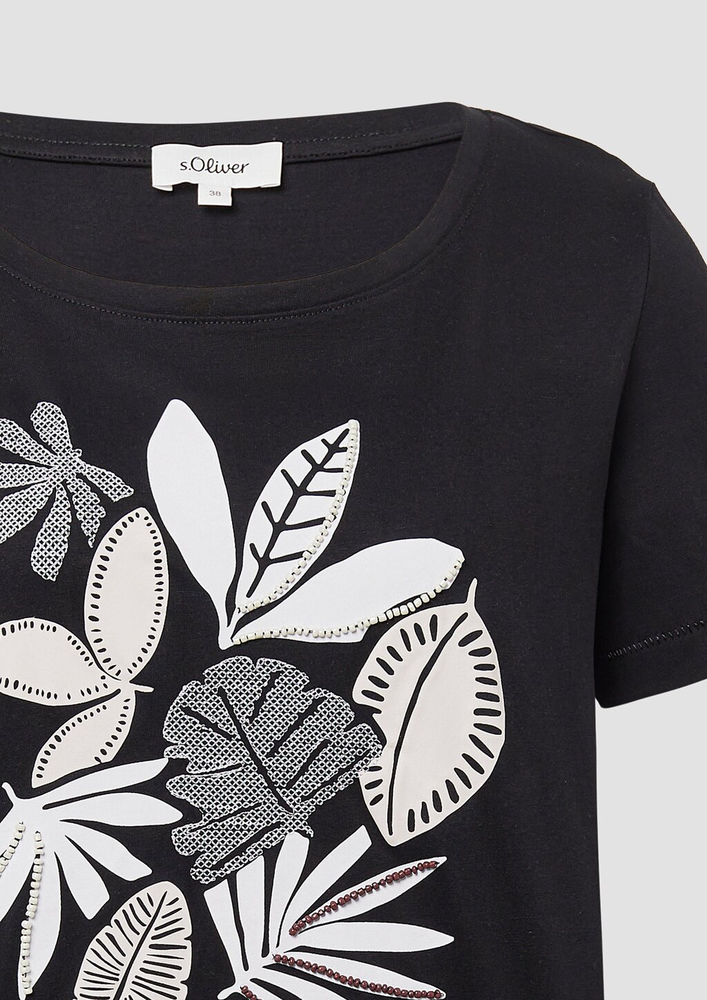 Jersey-T-Shirt mit Artwork