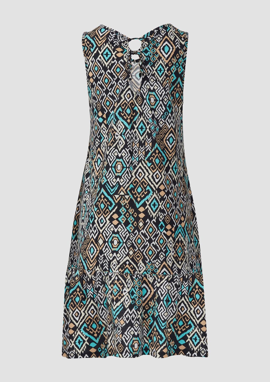 Kurzes Jersey-Kleid mit Schleifendetail am Rücken