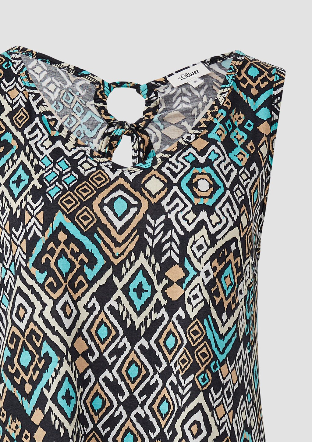 Kurzes Jersey-Kleid mit Schleifendetail am Rücken