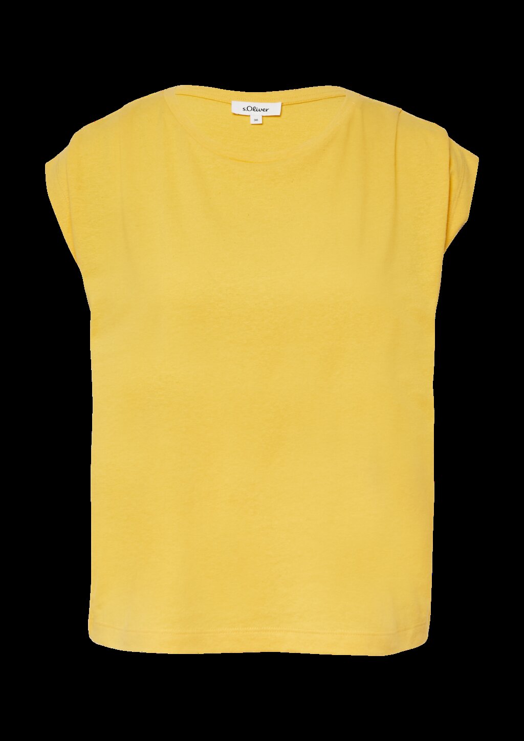 Verkürztes T-Shirt mit Faltendetails