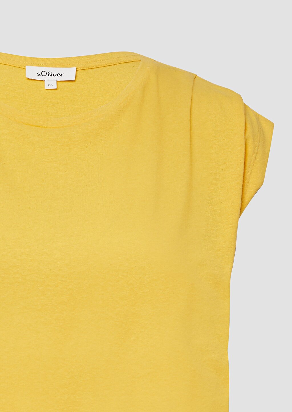 Verkürztes T-Shirt mit Faltendetails