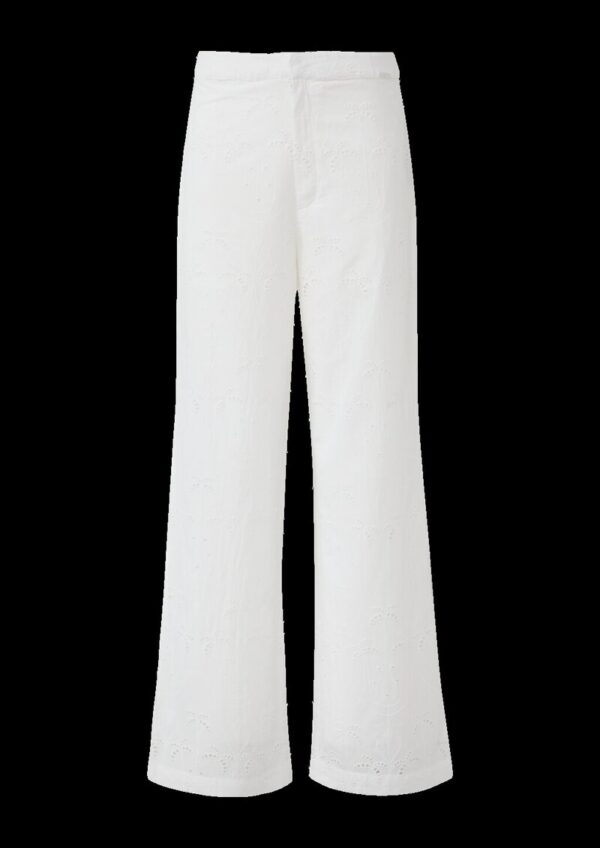 Hose mit Lochstickerei | QS x Sarah & Tini