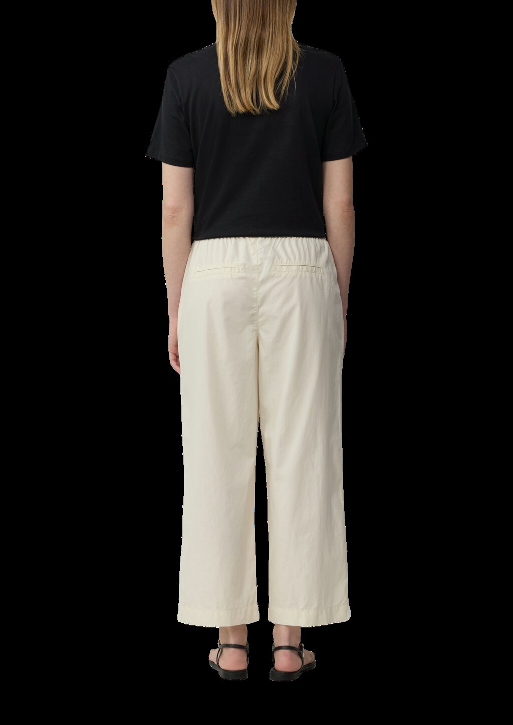 Jersey-T-Shirt mit Frontprint und Schmuckperlen