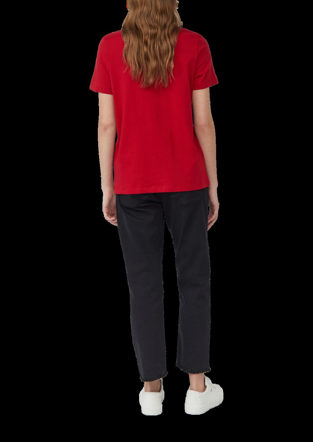 Jersey-T-Shirt mit Frontprint