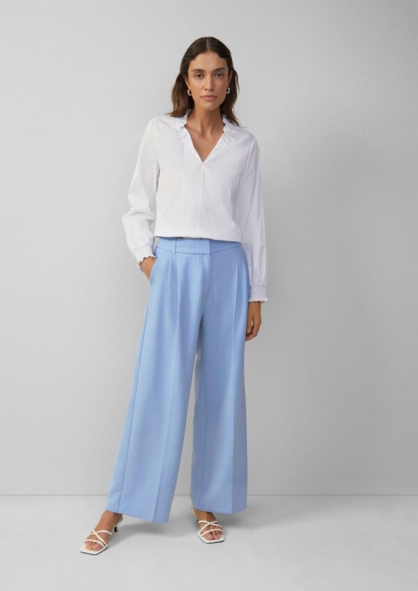 Hose mit Wide Leg und hohem Bund