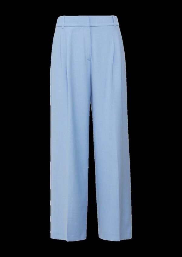 Hose mit Wide Leg und hohem Bund