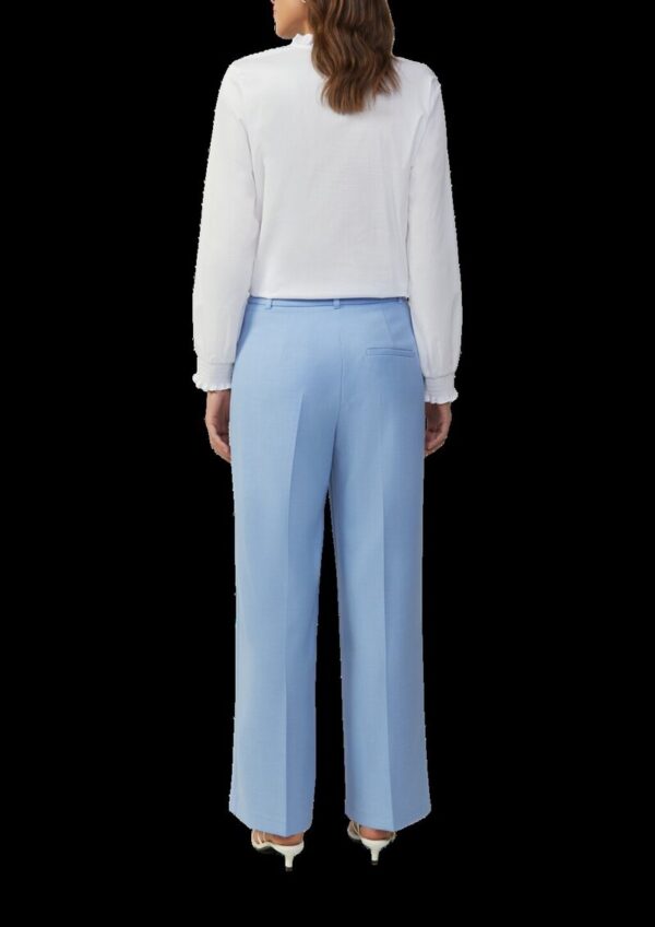 Hose mit Wide Leg und hohem Bund