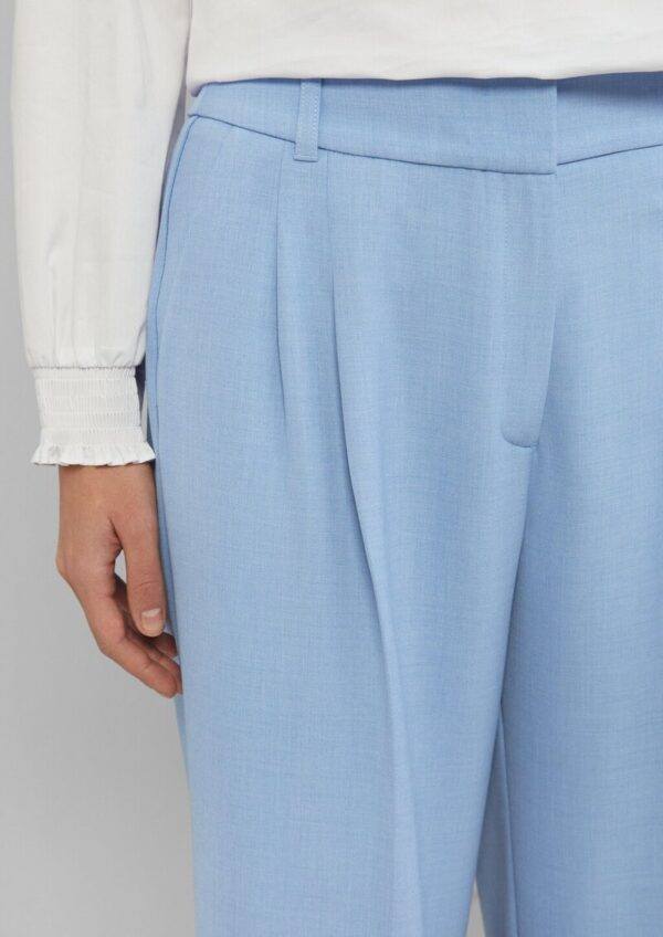 Hose mit Wide Leg und hohem Bund