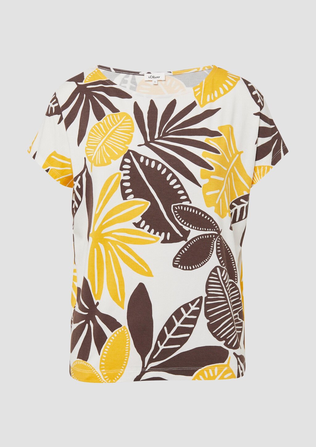 Elastisches T-Shirt aus Viskosestretch im Relaxed Fit