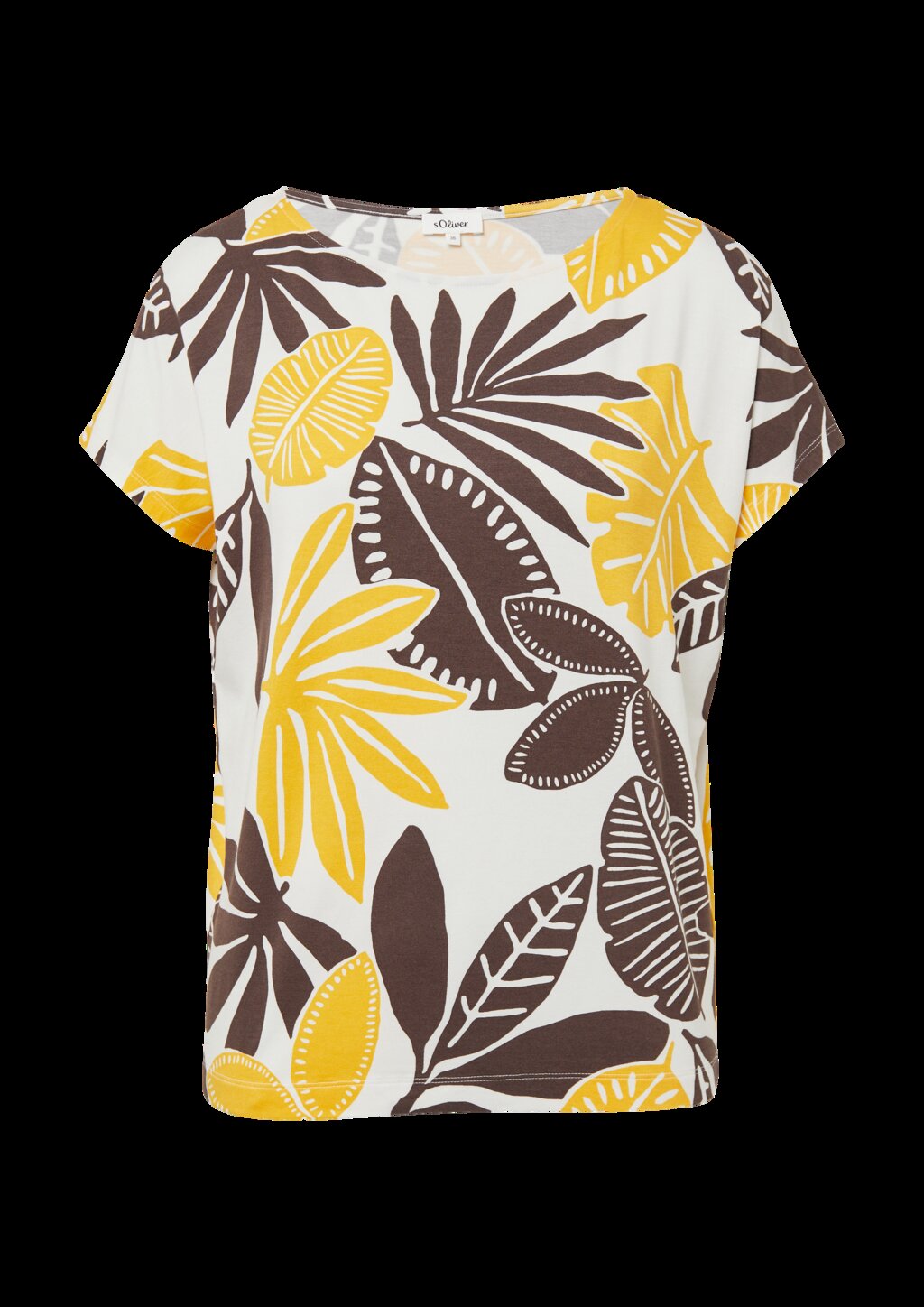 Elastisches T-Shirt aus Viskosestretch im Relaxed Fit