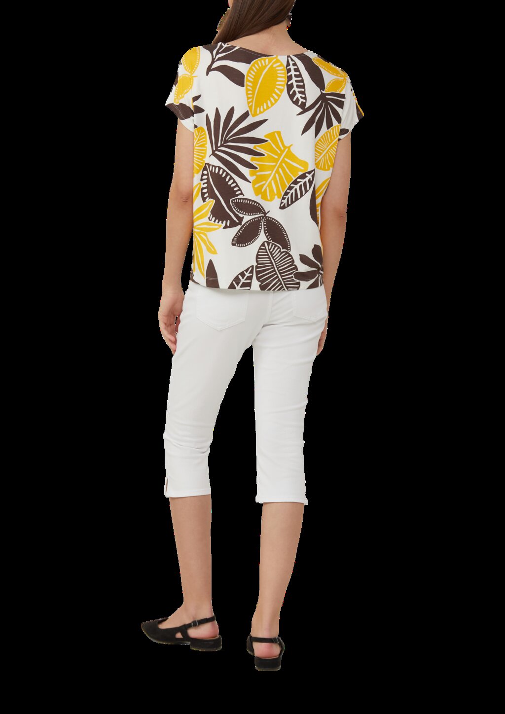 Elastisches T-Shirt aus Viskosestretch im Relaxed Fit