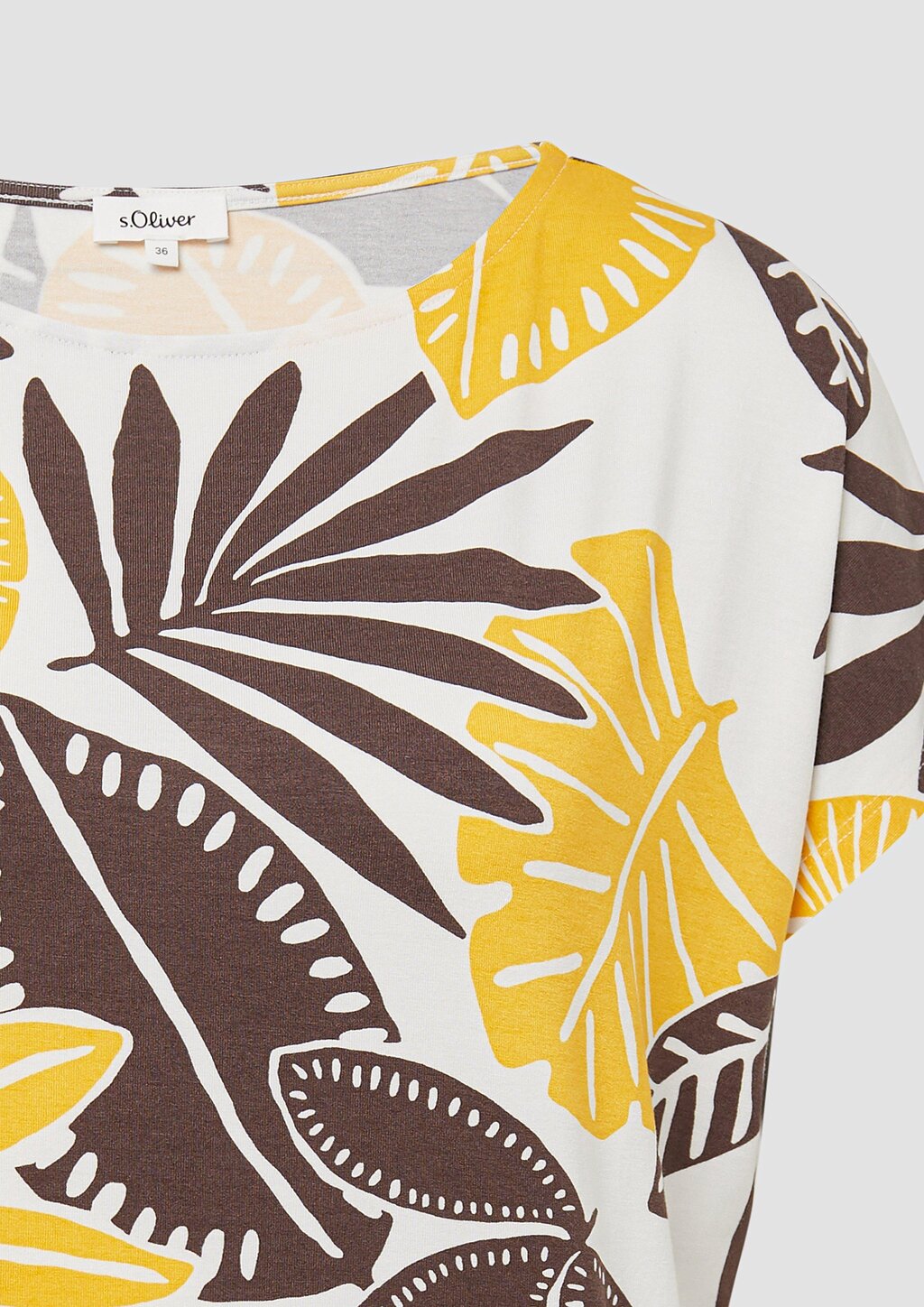 Elastisches T-Shirt aus Viskosestretch im Relaxed Fit