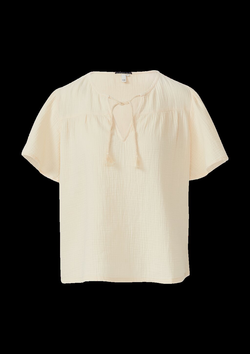 Musselin-Bluse mit Bindeband