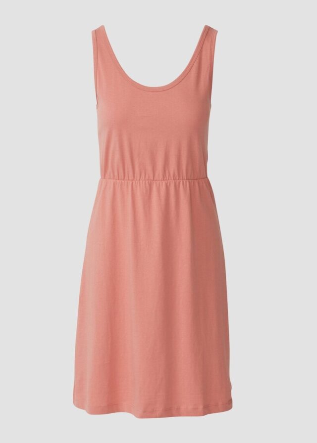 Kurzes Jerseykleid aus Baumwolle