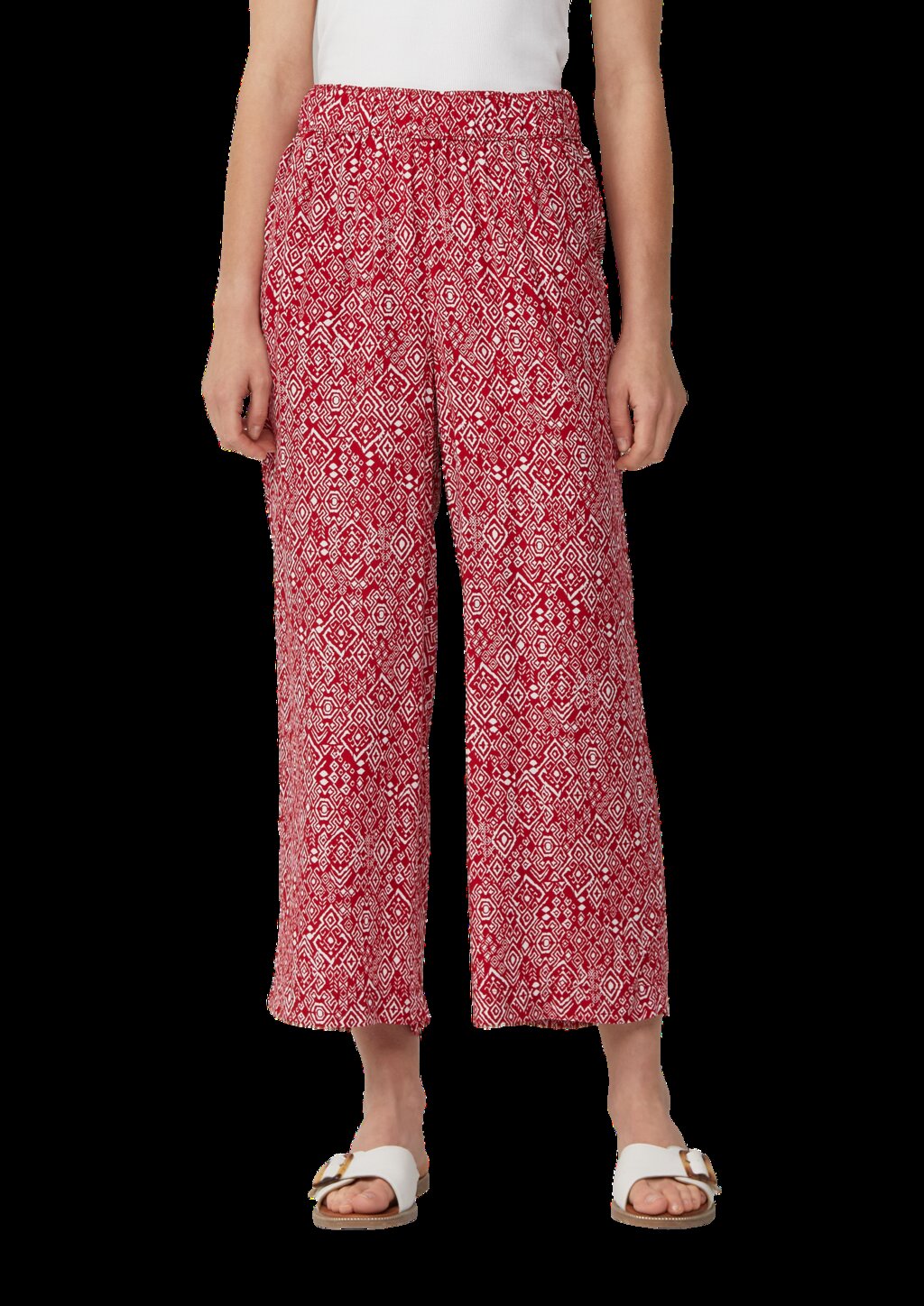 Culotte aus Viskose mit Elastikbund