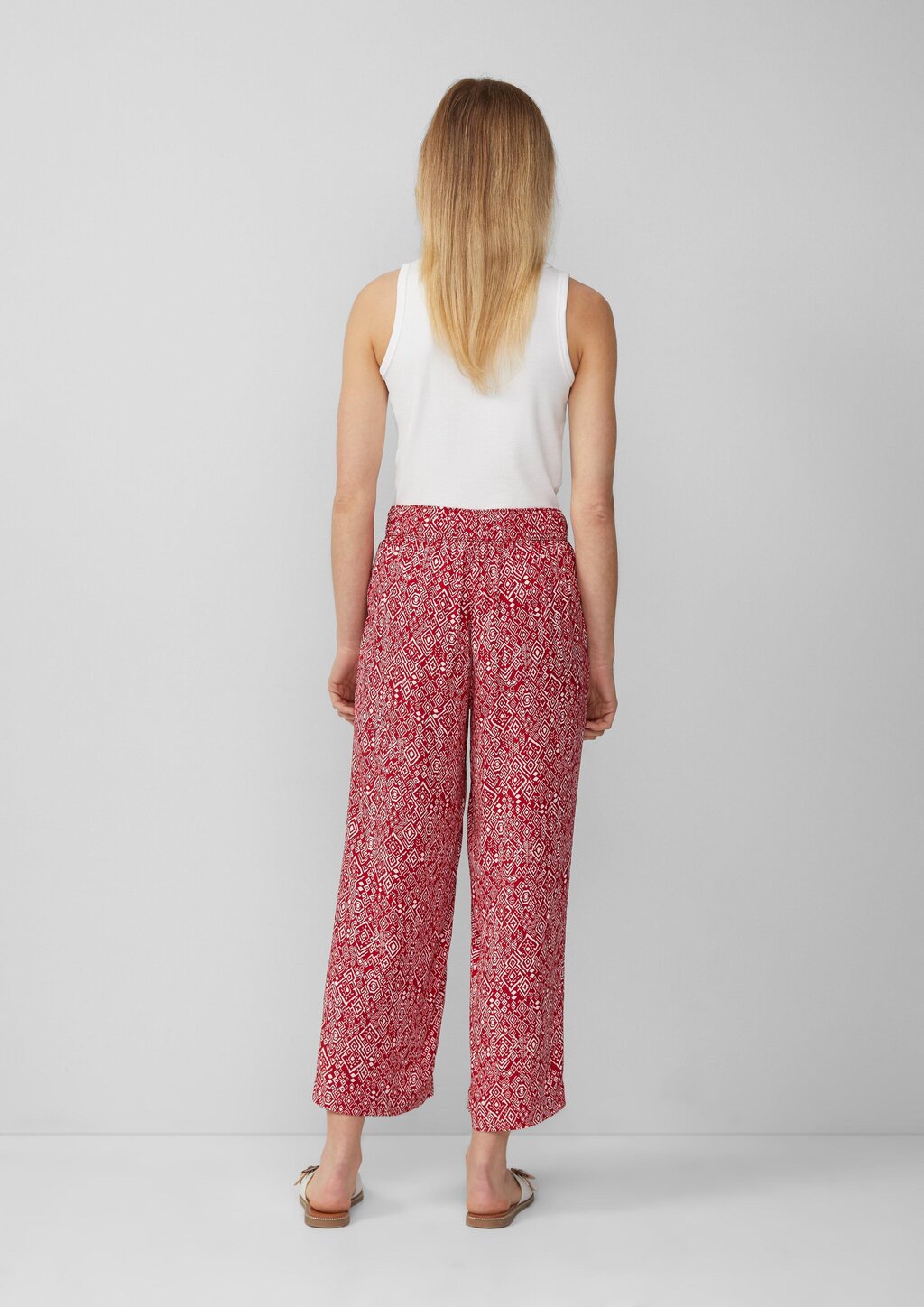 Culotte aus Viskose mit Elastikbund