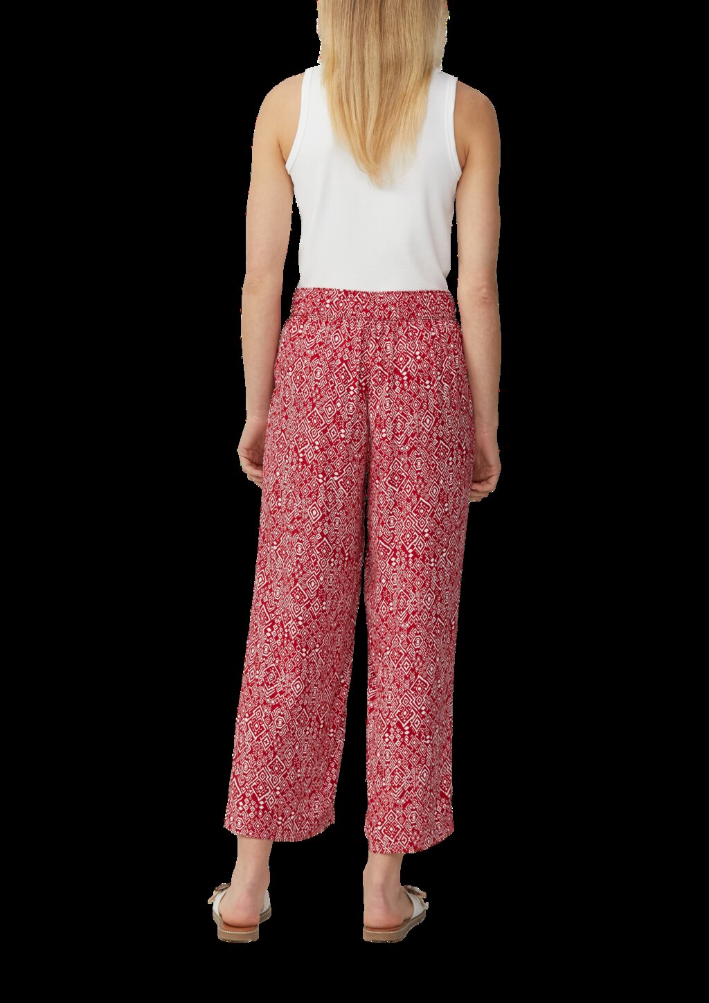 Culotte aus Viskose mit Elastikbund