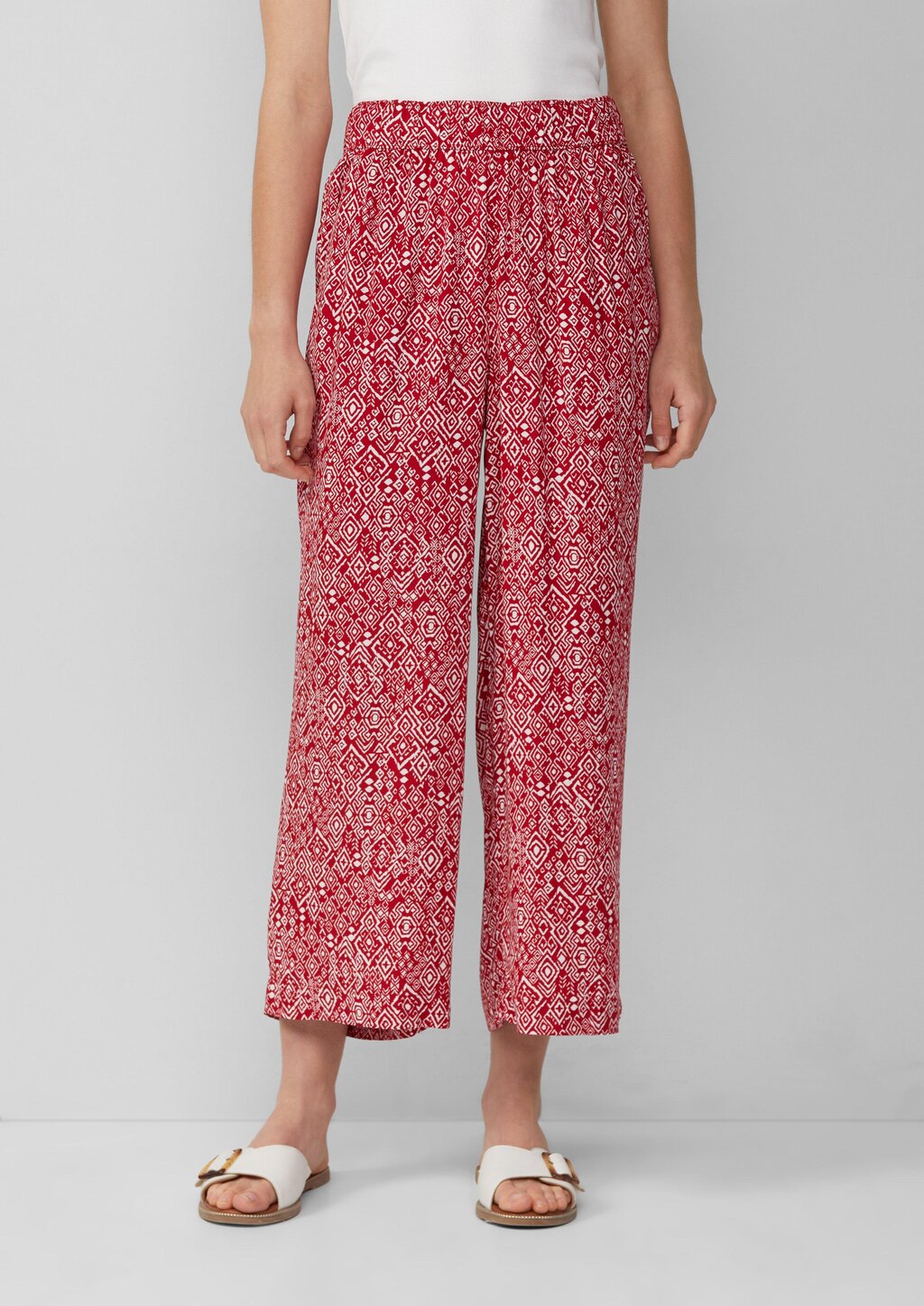 Culotte aus Viskose mit Elastikbund