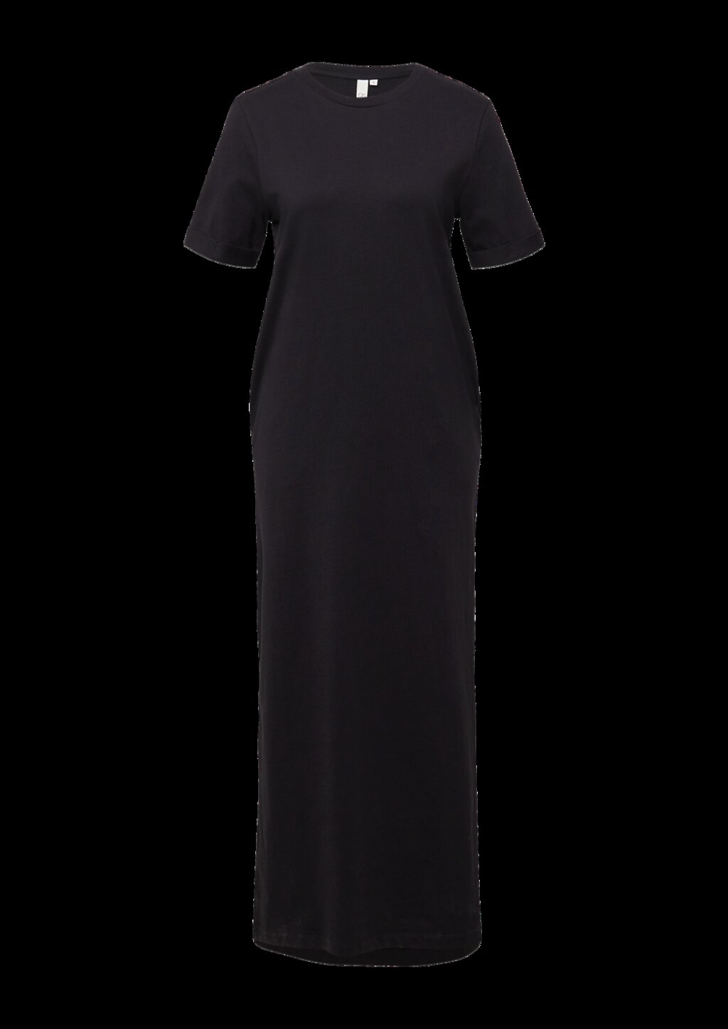 Langes Jerseykleid aus Baumwolle