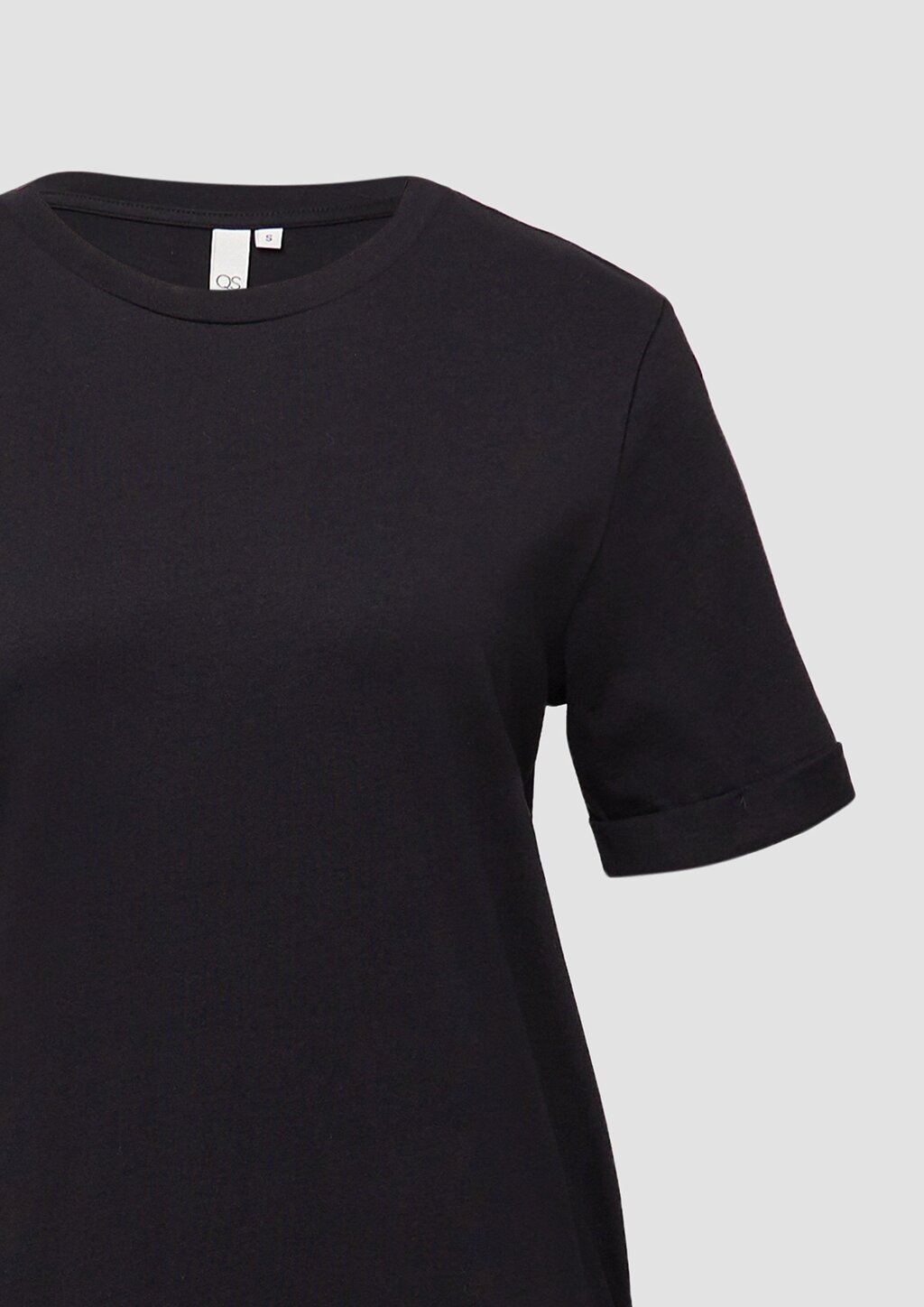 Langes Jerseykleid aus Baumwolle