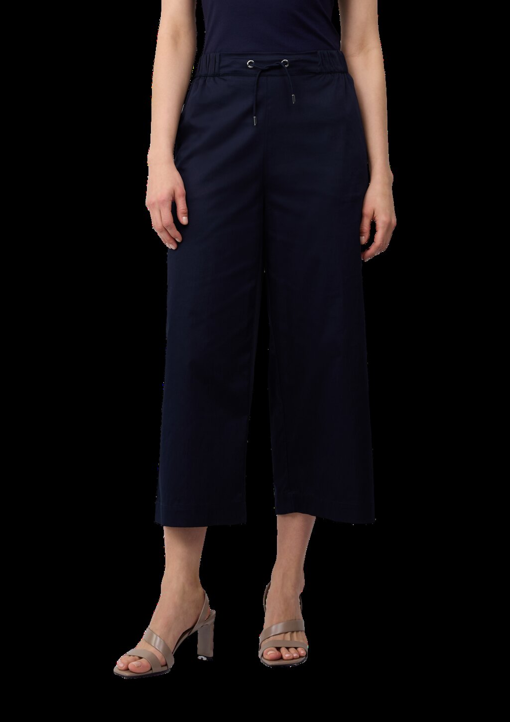 Culotte aus Popeline mit Elastikbund